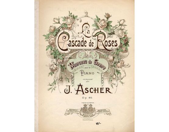 9318 | La Cascade de Roses - Morceau de Genre pour le Piano - Op. 80