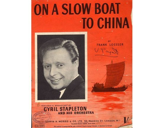9339 | On a slow Boat to China - Song - Featuring Cyril Stapleton
