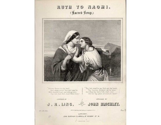 9379 | Ruth to Naomi - Sarred Song - Composed by J. R. Ling - Arranged by John Blockley