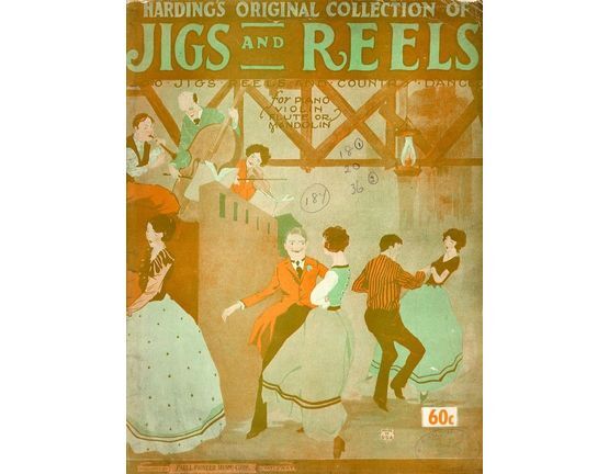 9547 | Jigs and Reels - Harding's Original Collection - 200 Jigs, Reels and Country Dances - For Piano, Violin, Flute or Mandolin