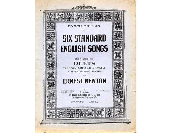 9551 | Six Standard English songs arranged as duets for Soprano or Contralto