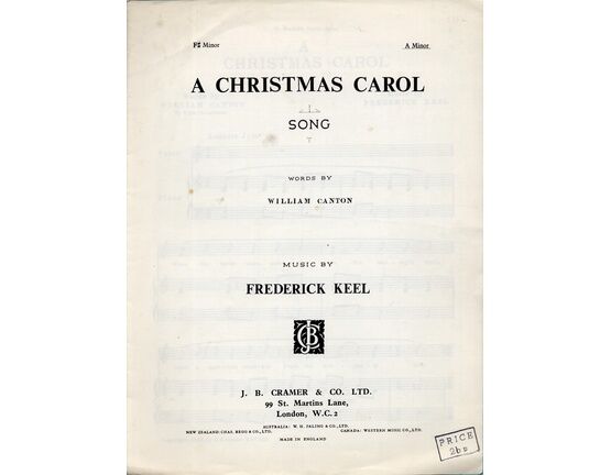 9822 | A Christmas Carol - Song - In the Key of A Minor