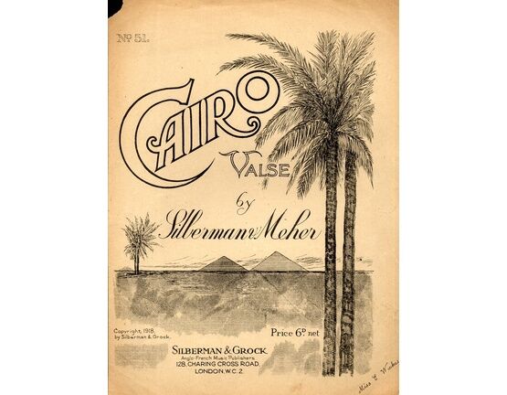 9831 | Cairo - Valse - Piano Solo