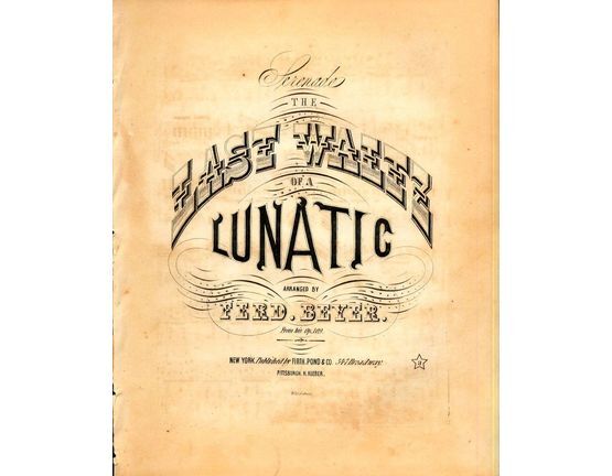 9973 | The Lunatics Last Waltz - Serenade for Piano Solo - Op. 109