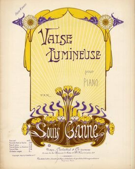 Valse Lumineuse - Pour Piano a 4 mains - French Edition