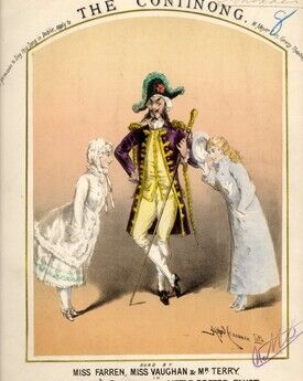 The Continong - Sung by Miss Farren, Miss Vaughan & Mr Terry in H.J. Byron's Burlesque of 'Little Doctor Faust' at the Gaiety Theatre