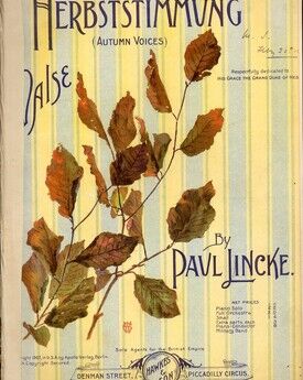 Herbststimmung - Valse for Piano