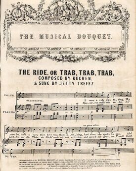 The Ride or Trab, Trab, Trab - The Musical Bouquet No. 249 - Sung by Jetty Treffz