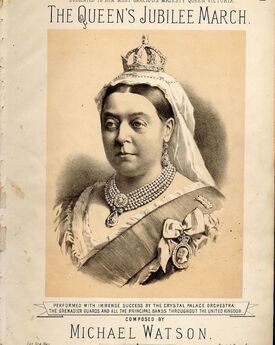 The Queen's Jubilee March - Dedicated to her most gracious Majesty Queen Victoria on the 50th year of her reign - For Piano Solo