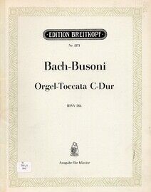 Bach - Toccata in C Major - For Organ - BWV 564 - Edition Breitkopf No. 1371