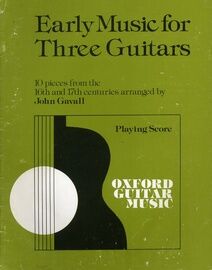 Early Music for Three Guitars - 10 Pieces from the 16th and 17th Centuries