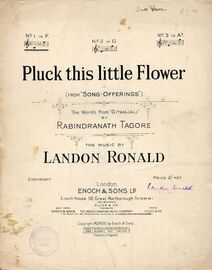 Pluck this Little Flower - From song offerings