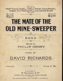 The Mate of  The Old Mine Sweeper - Song - In the key of  B flat major for Low Voice