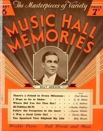 The Masterpieces of Variety, Music Hall Memories,  Part 6 - Billy Merson