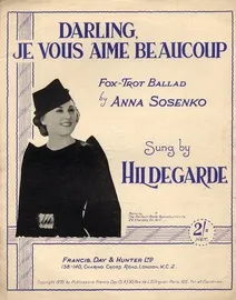 Darling, Je Vous Aime Beaucoup - Foxtrot Ballad - As performed by Hildegarde