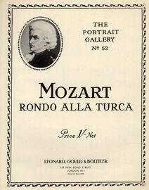 Mozart - Rondo Alla Turca - For Piano - The Portrait Gallery Series No. 52