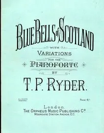 Blue Bells of Scotland with Variations for pianoforte