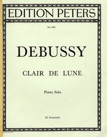 Clair De Lune - From Suite Bergamasque for piano solo - Edition Peters No. 7251