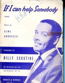 If I Can Help Somebody - Song featuring Billy Eckstine