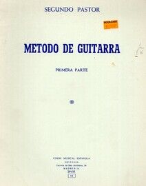 Segundo Pastor, Metodo De Guitarra, Primera parte