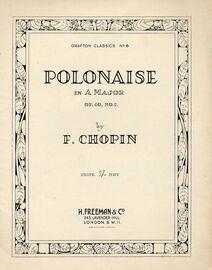 Chopin - Polonaise in A major Op. 40, No.1 - Piano Solo - Grafton Classics No. 6