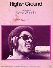 Higher Ground - Written and Recorded by Stevie Wonder - For Piano and Voice with Guitar chord symbols