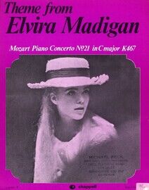 Theme from Elvira Madigan, Mozart Piano Concerto No. 21 in C Major K467, Piano Solo