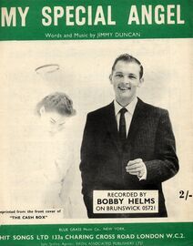 My Special Angel -  Song featuring Bobby Helms -  Re printed from the front cover of &quot;The cash Box&quot;