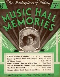 The Masterpeices of Variety - Music Hall Memories - Vesta Victoria pictured on Front - Part 8