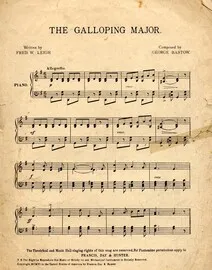 The Galloping Major - A Novelty Dance from the film &quot;The Galloping Major&quot;- Includes the dance instructions for pretending to ride a horse!