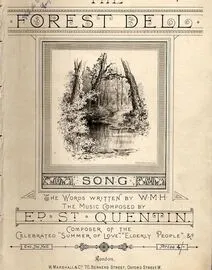 Forest Dell - Song for Mezzo or Baritone in G major with Piano accompaniment