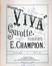 Viva - Gavotte for the Pianoforte