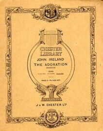 The Adoration - Song for High voice in B flat minor