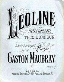 Leoline - Intermezzo - No. 10 from Daisy Chains series of pretty melodies for Pianoforte