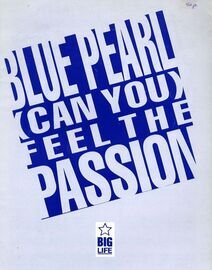 Can you feel the Passion - Blue Pearl - For Piano and Voice with Guitar chord symbols