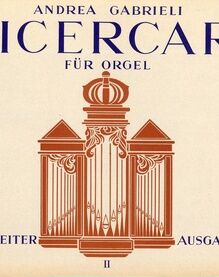 Gabrieli - Ricercari Number 2 - For Organ