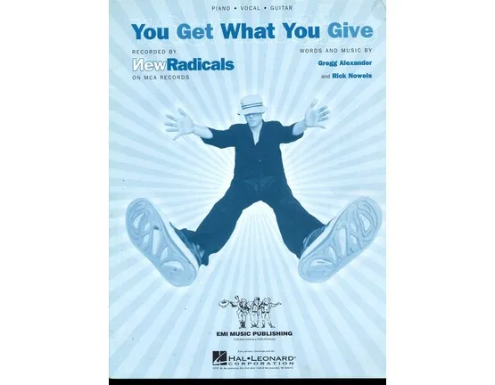 10141 | You get What you Give - Featuring New Radicals - Piano - Vocal - Guitar