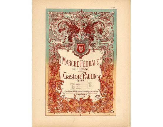 10151 | Marche Feodale - Op. 105 - No. 1 for Piano Solo - French Edition