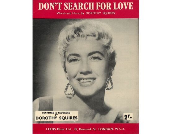 10203 | Don&#039;t Search For Love - Featured and Recorded by Dorothy Squires