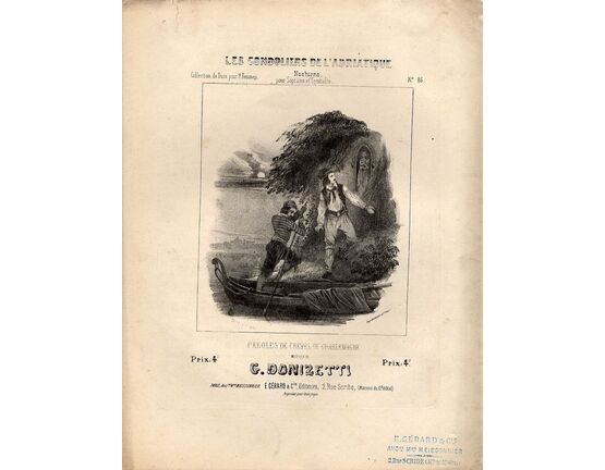 10260 | Les Gondoliers de L&#039;Adriatique - Nocturne - Pour Piano and Soprano et Contralto - No. 86 - French Edition