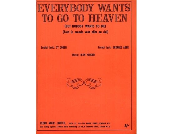 10344 | Everybody wants to go to heaven, but nobody wants to die