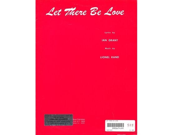 10422 | Let There be Love - Song