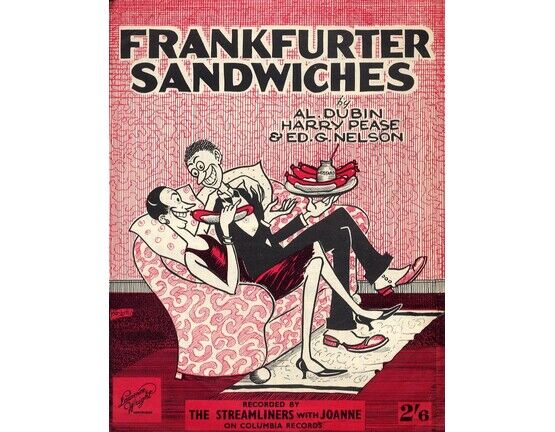 10524 | Sankfurter Snadwiches, Recorded by The Streamliners with Joanne on Columbia Records - With Ukulele Chords