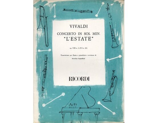 10720 | Vivaldi - L&#039;Estate (Op. 8, No. 2) - Concerto in Sol Min transcribed for Flute and Piano