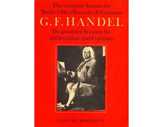 10862 | Handel - The Complete Sonatas for Treble (Alto) Recorder &amp; Continuo - Featuring Handel