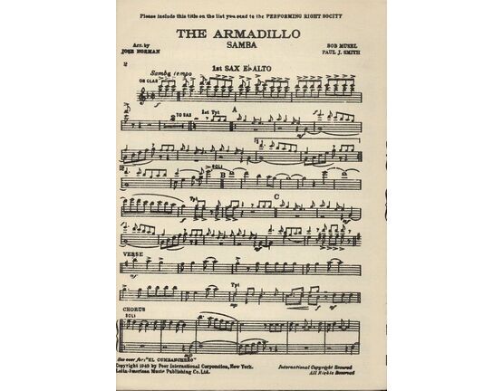 110 | The Armadillo - Dance Band Arrangement