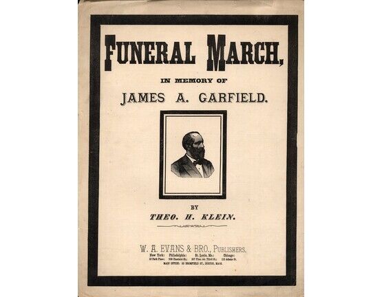 12213 | Funeral March - In Memory of James A. Garfield - Piano Solo