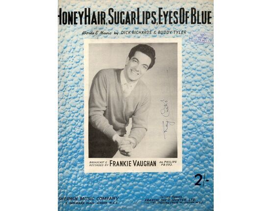 12842 | Honey Hair, Sugar Lips, Eyes of Blue - Broadcast &amp; Recorded by Frankie Vaughan