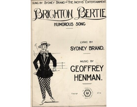 13053 | Brighton Bertie - Humorous Song - Performed by Sydney Brand The Inchy&#039;s Entertainment