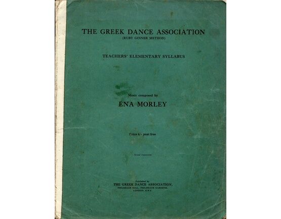 13121 | The Greek Dance Association (Ruby Ginner Method) Teachers&#039; Elementary Syllabus - Piano Solos